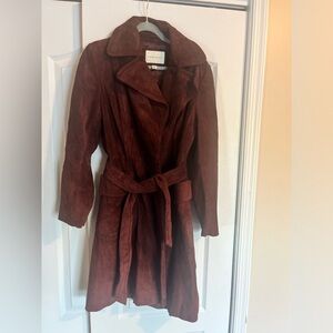 Banana Republic Genuine Suede Coat